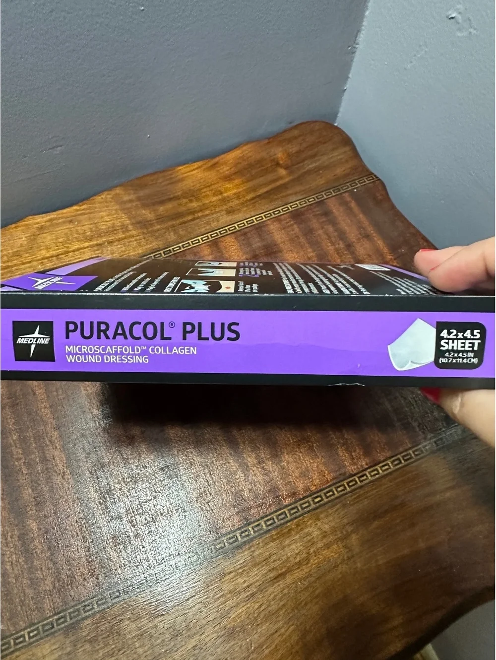 MedLine Puracol Plus Wound Dressing w/Collagen 10 4x4.5” Sheets